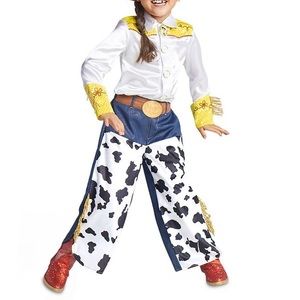 Disney Jessie Toy Story Halloween Costume Kids Size 4 Shirt, Pants, Hat and Hair